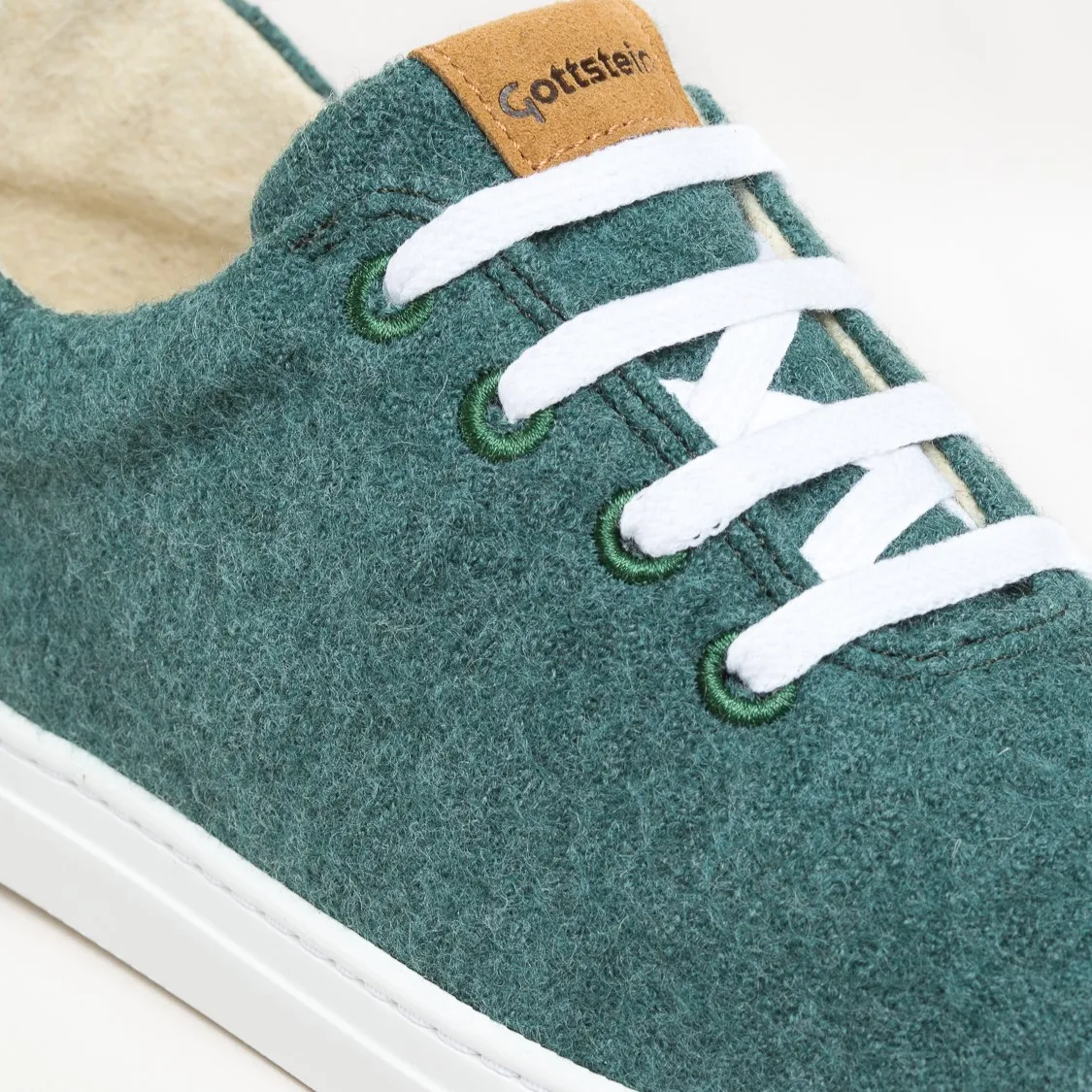 Wollsneaker Wool Walker grün