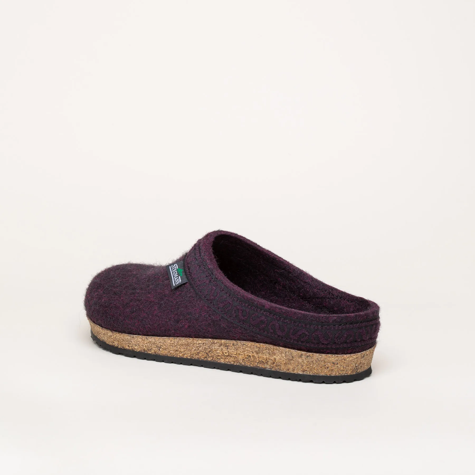 Filzclog Hausschuh 108 Stegmann darkmagenta