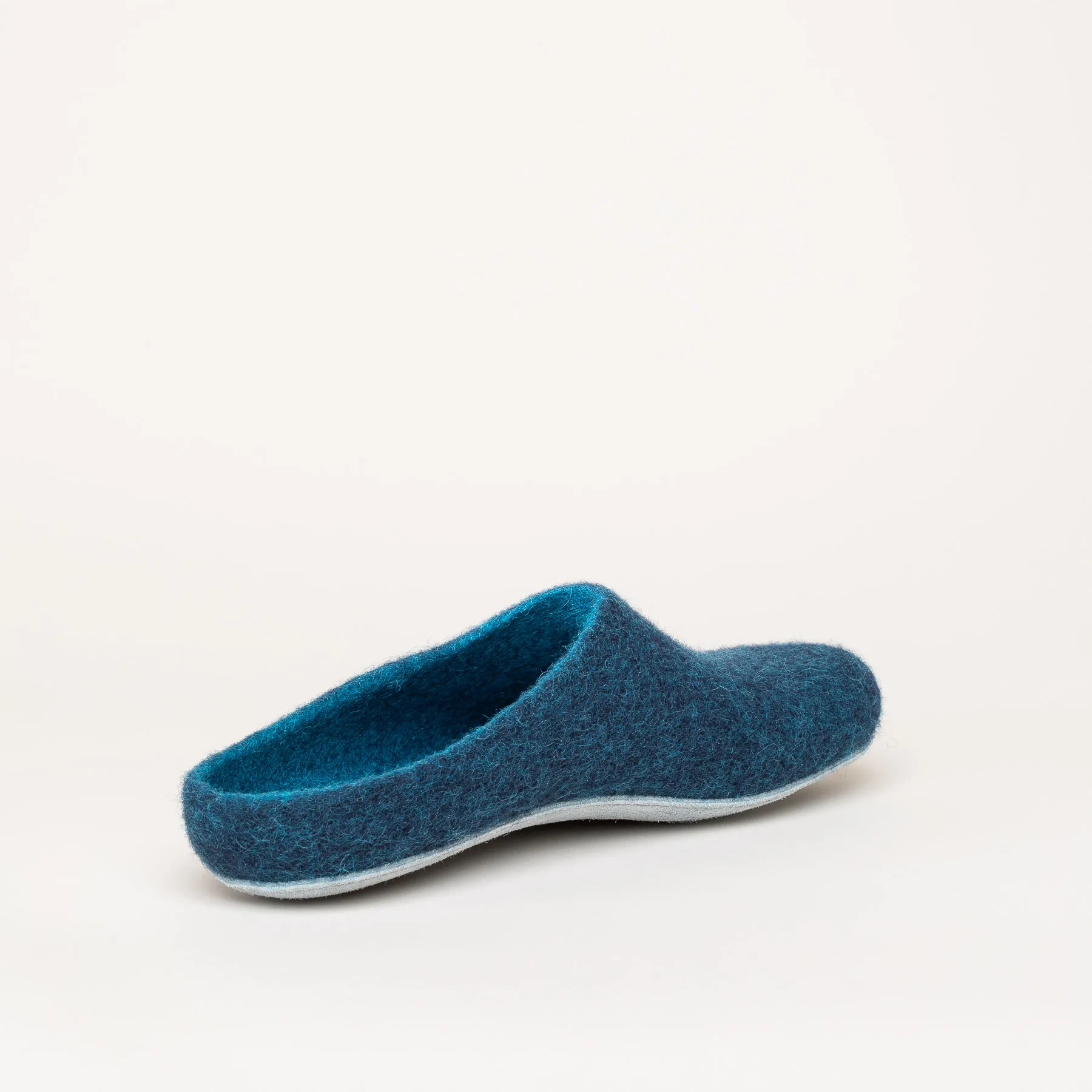 Pantoffel Filz 701 darkpetrol