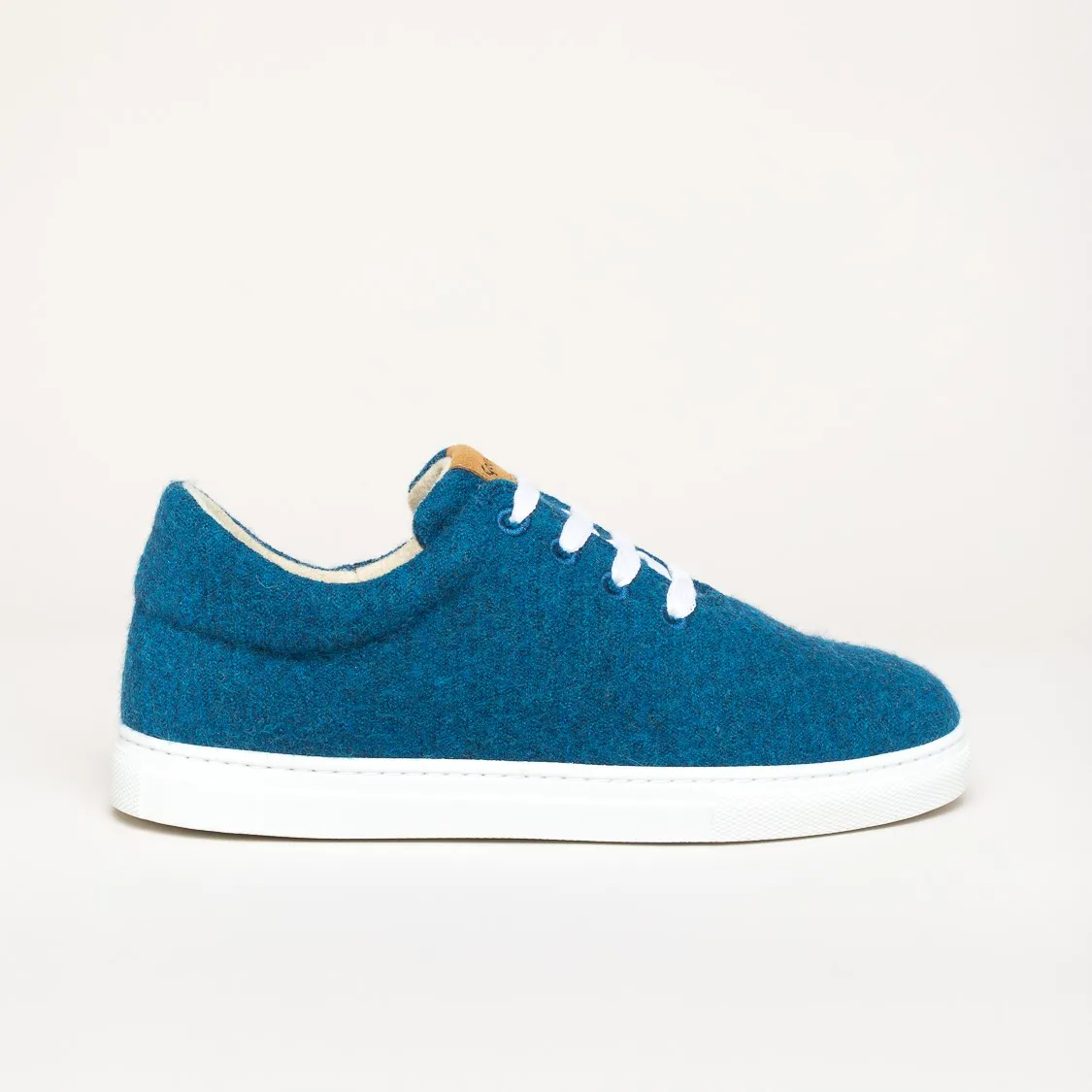 Wollsneaker Wool Walker blau