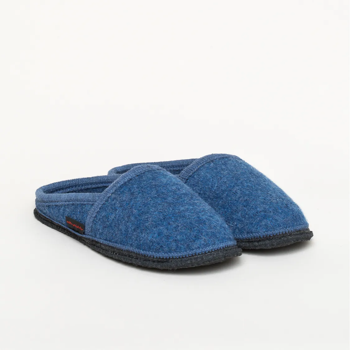 Pantoffel Hausschuh Virgen hellblau