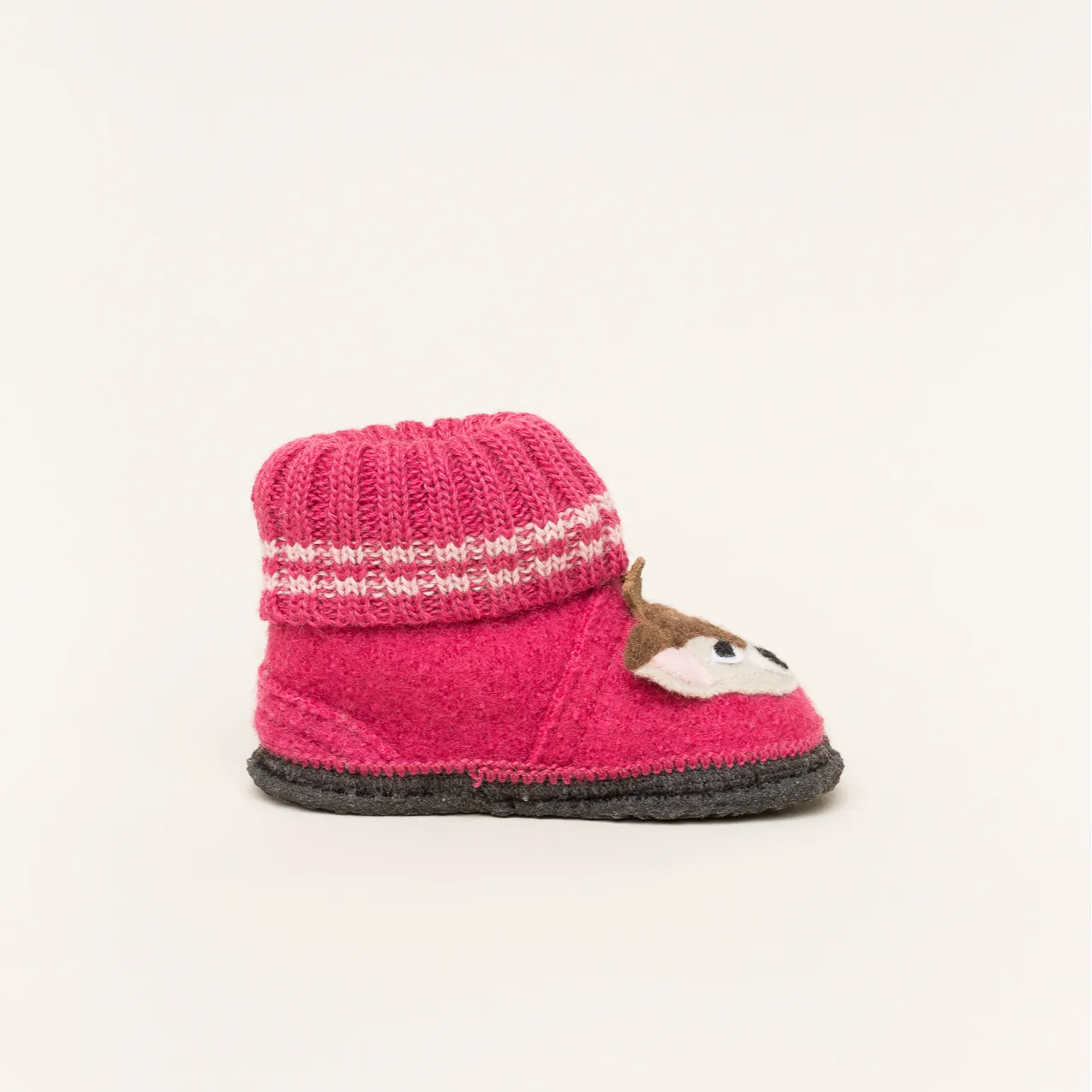Kinderhüttenschuh Reh pink