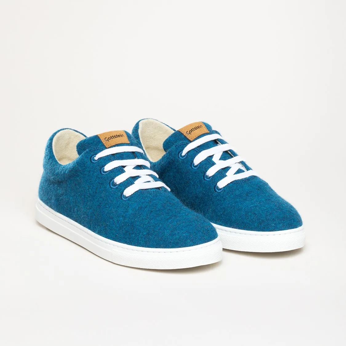 Wollsneaker Wool Walker blau