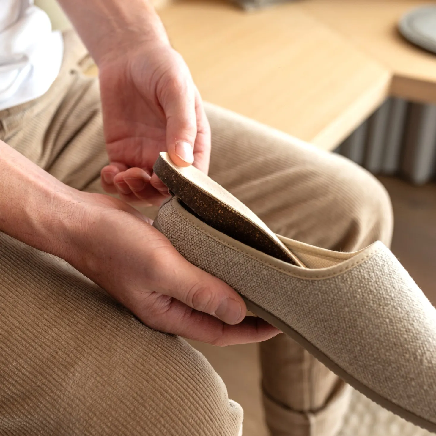 Hemp-Slide-in-Innensohle