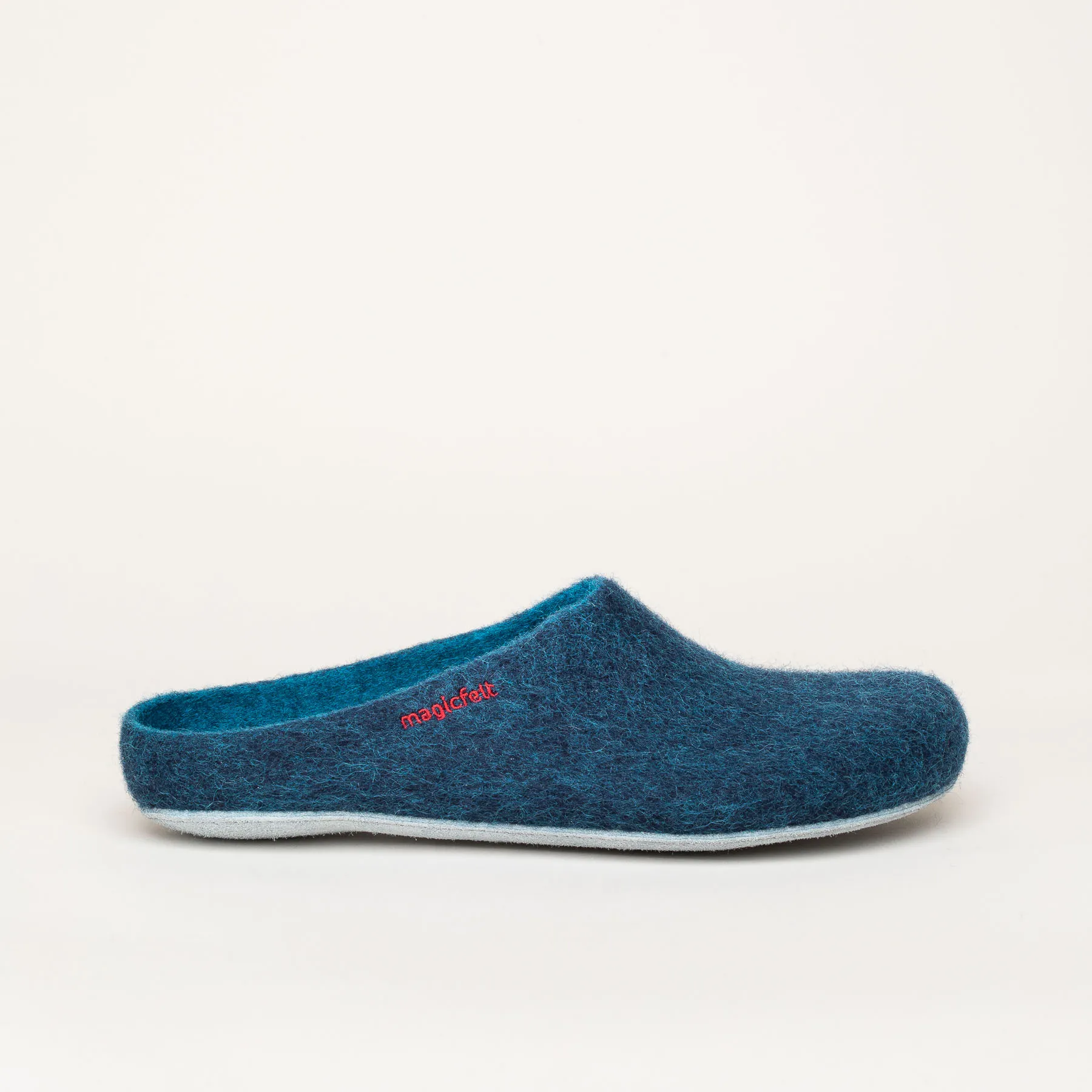 Pantoffel Filz 701 darkpetrol