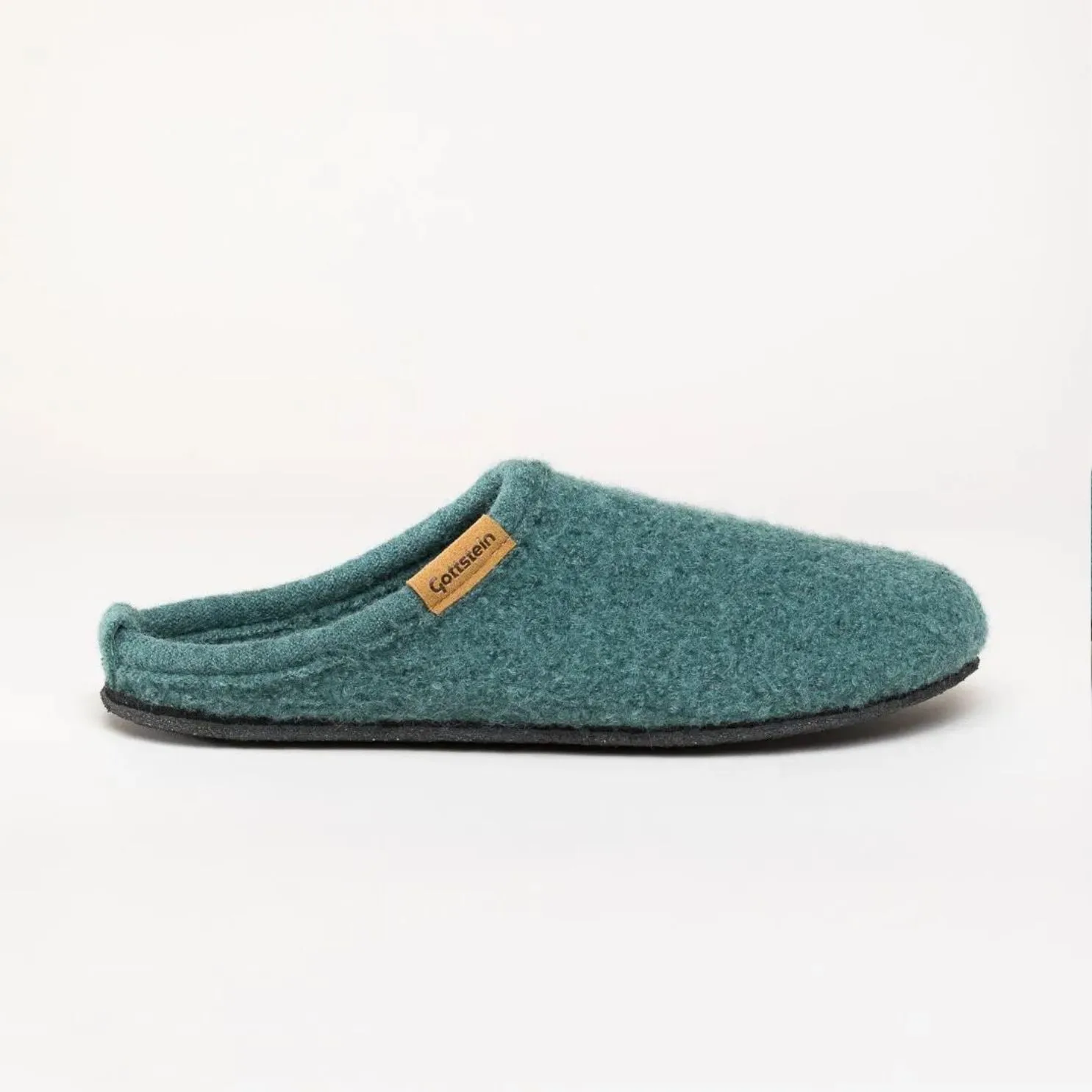 Gottstein Alpine Light | Damen Filz-Hausschuh | Farbe oceangreen | Pantoffel in Größe 44