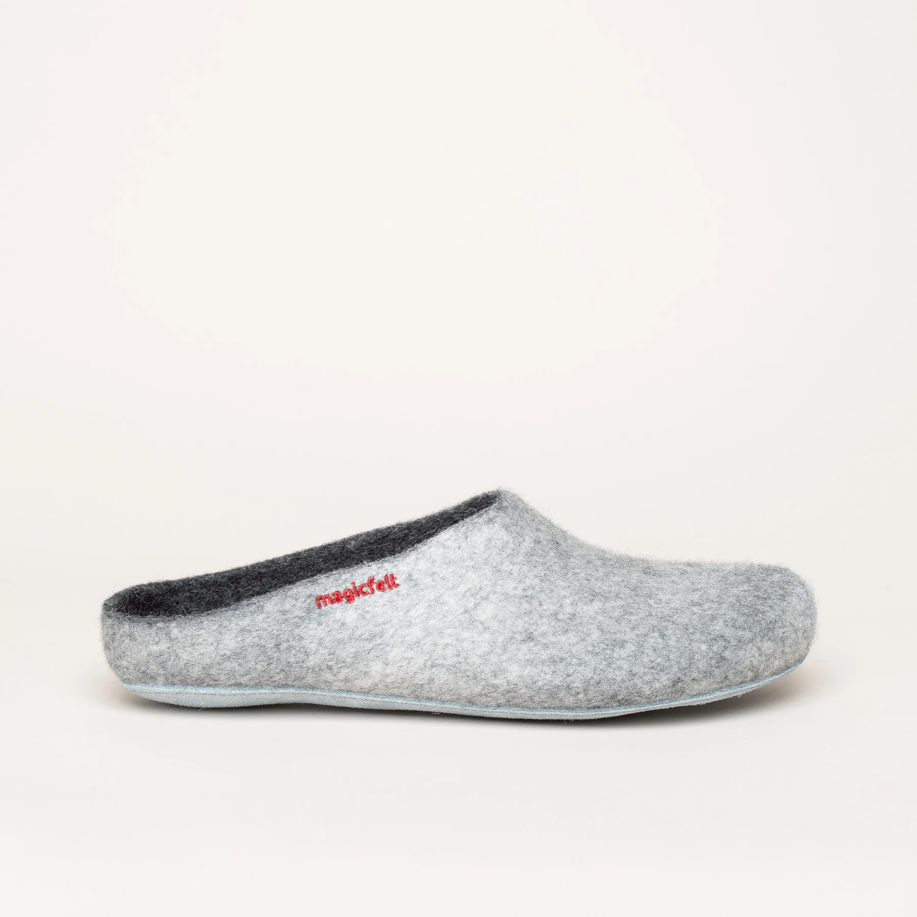 Magicfelt AP 701 | Damen Filz-Hausschuh | Farbe light grey | Pantoffel in Größe 41
