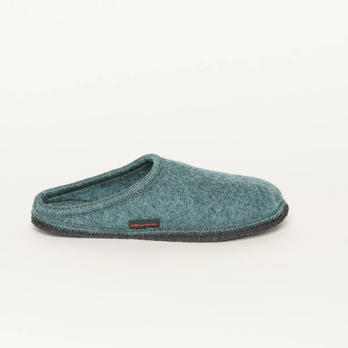 Kitz-Pichler Grainau Filzhausschuh | Damen & Herren Hausschuh | Pantoffel Farbe grün Größe 44