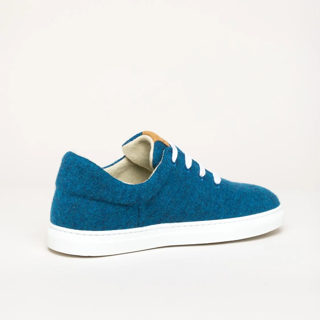 Wollsneaker Wool Walker blau