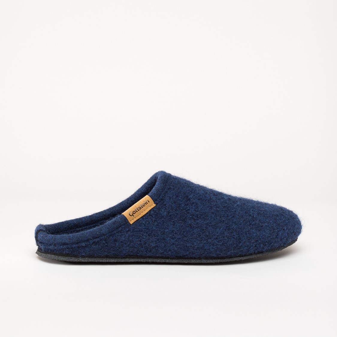 Gottstein Alpine Light | Damen Filz-Hausschuh | Farbe Ink Blue Mele | Pantoffel in Größe 38