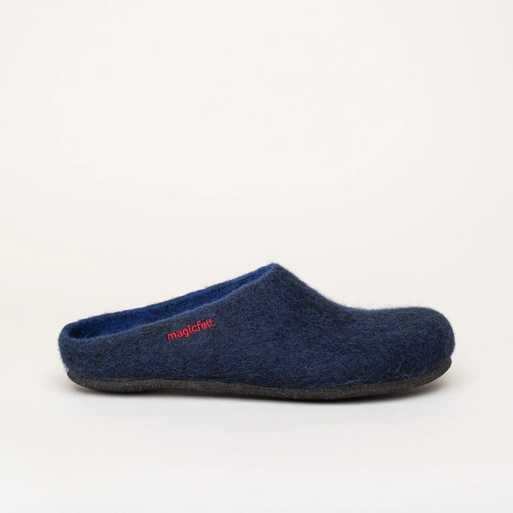 Magicfelt AN 709 Filzpantoffel | Damen Filz-Hausschuh | Farbe midnight | Pantoffel in Größe 45