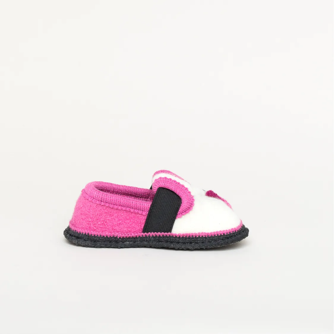 Bobby Filzhausschuh Schmetterling rosa