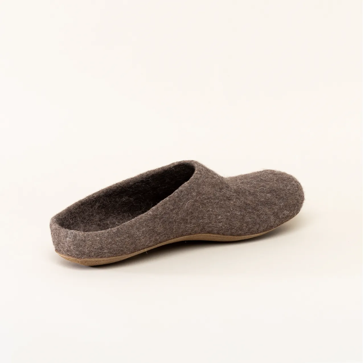 Pantoffel Filz 729 Kamel