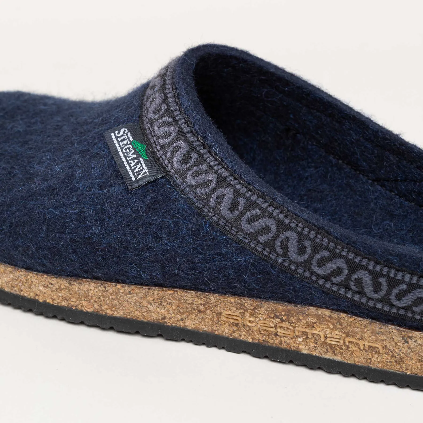 Filzclog Hausschuh 108 Stegmann navy