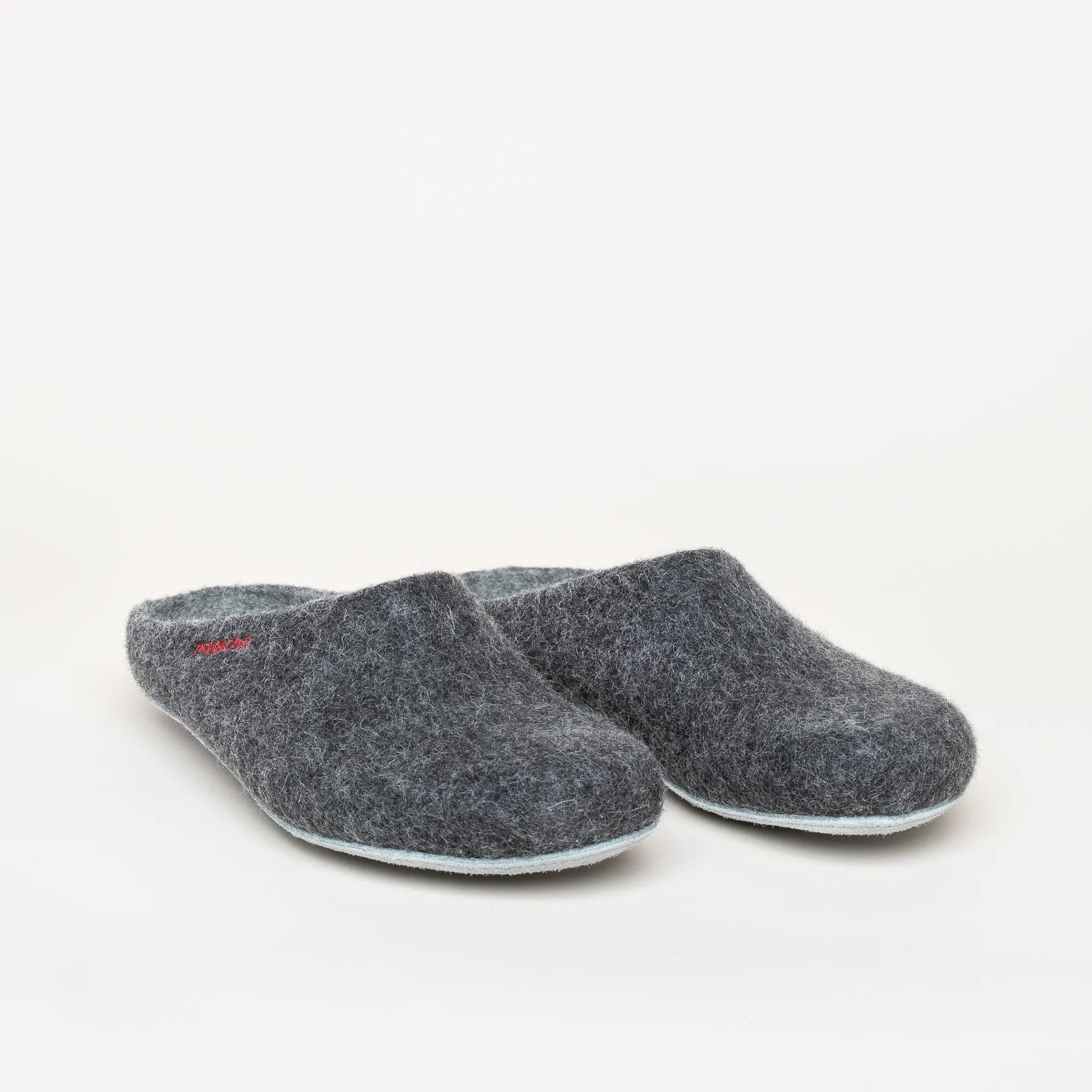 Pantoffel Filz 701 Anthrazit