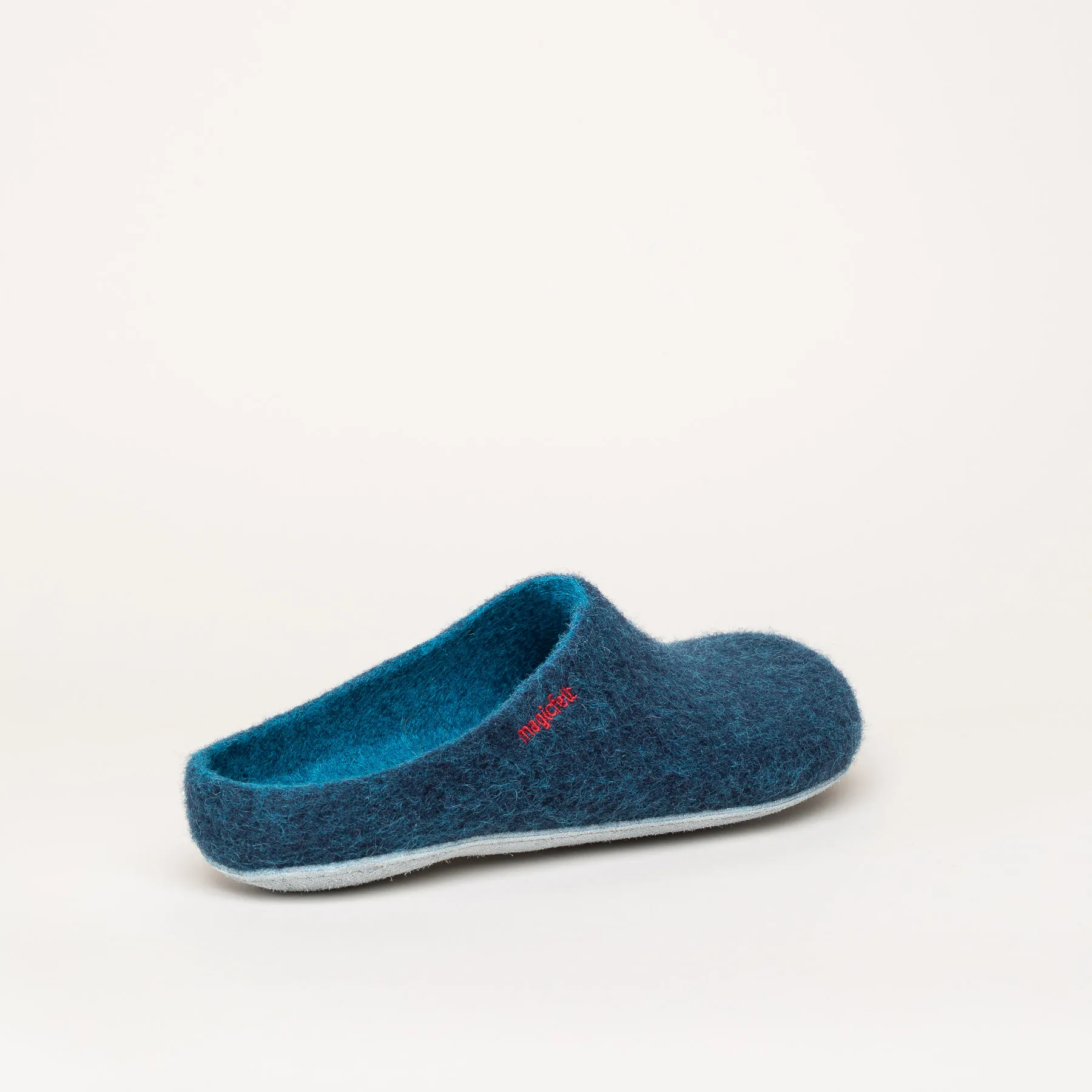 Pantoffel Filz 701 darkpetrol