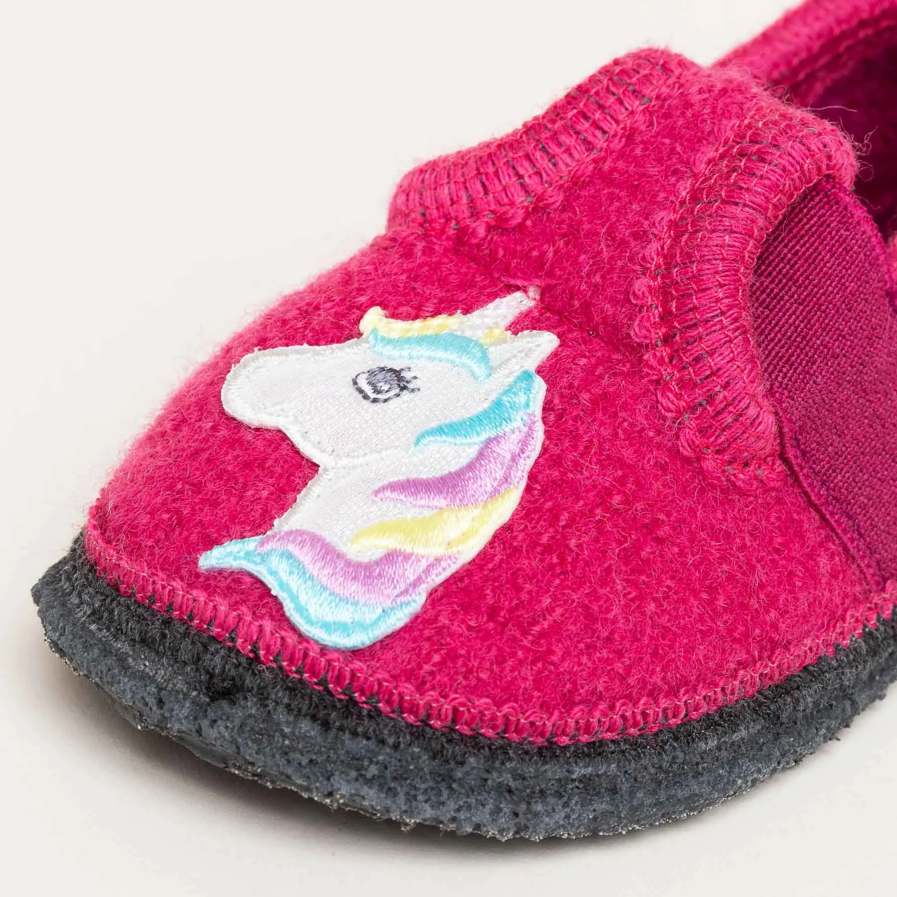 Kinder Hausschuh Einhorn pink