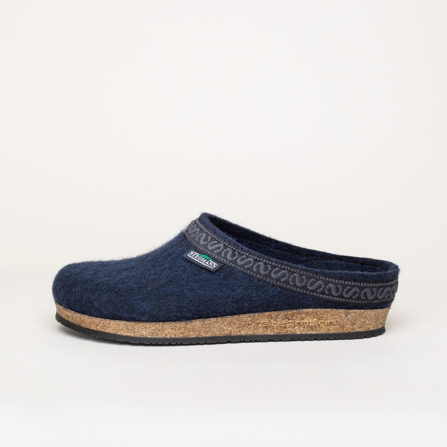 Filzclog Hausschuh 108 Stegmann navy