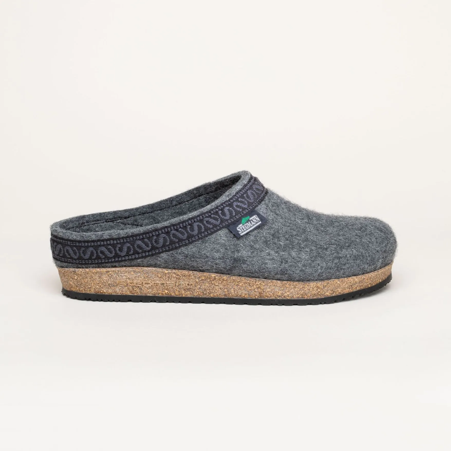 Filzclog Hausschuh 108 Stegmann grey