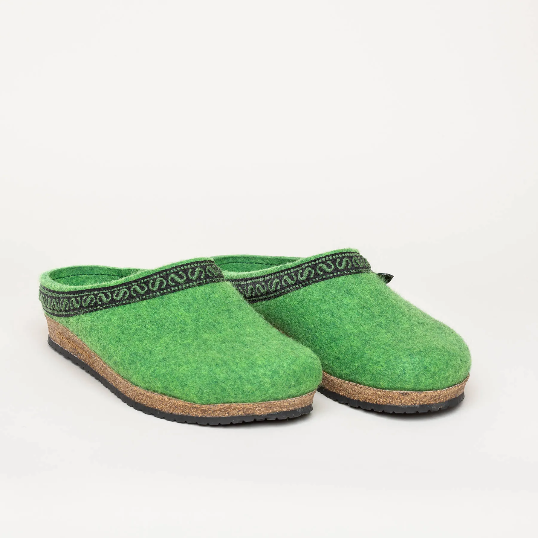 Filzclog Hausschuh 108 Stegmann limegreen