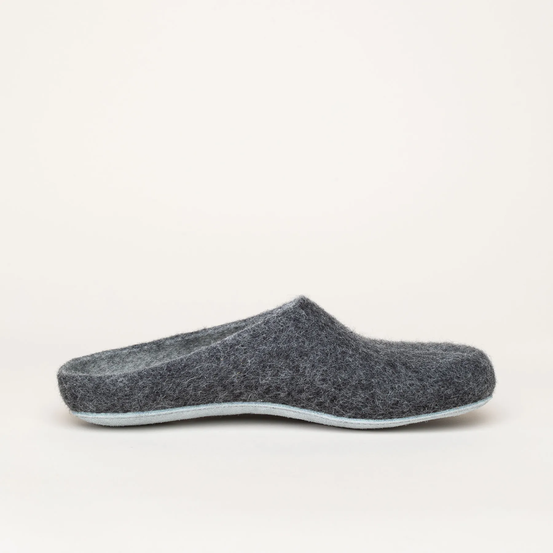 Pantoffel Filz 701 Anthrazit