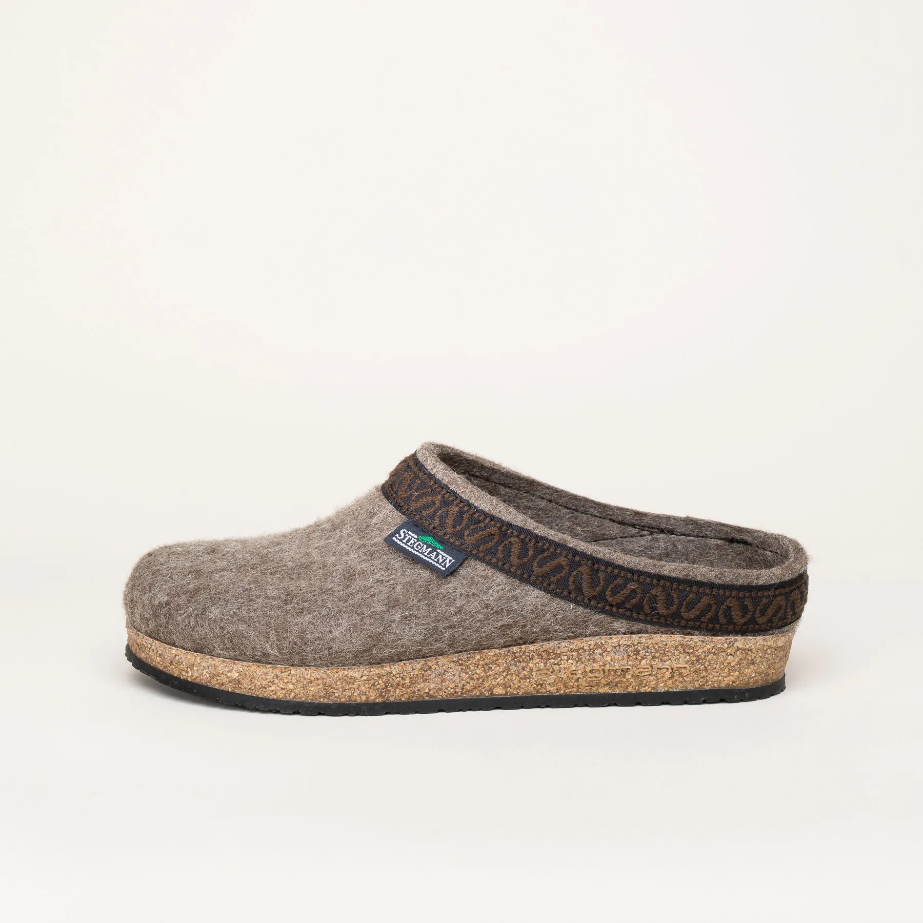 Stegmann 108 Stegmann | Damen Filzclog | Farbe brown | Clogs in Größe 46