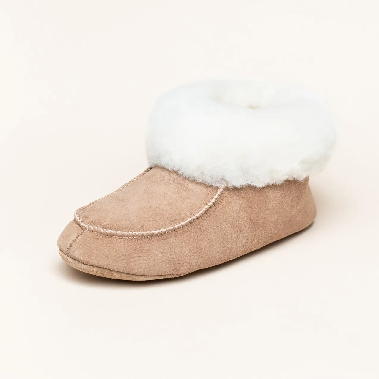 Lammfellhausschuh BK braun