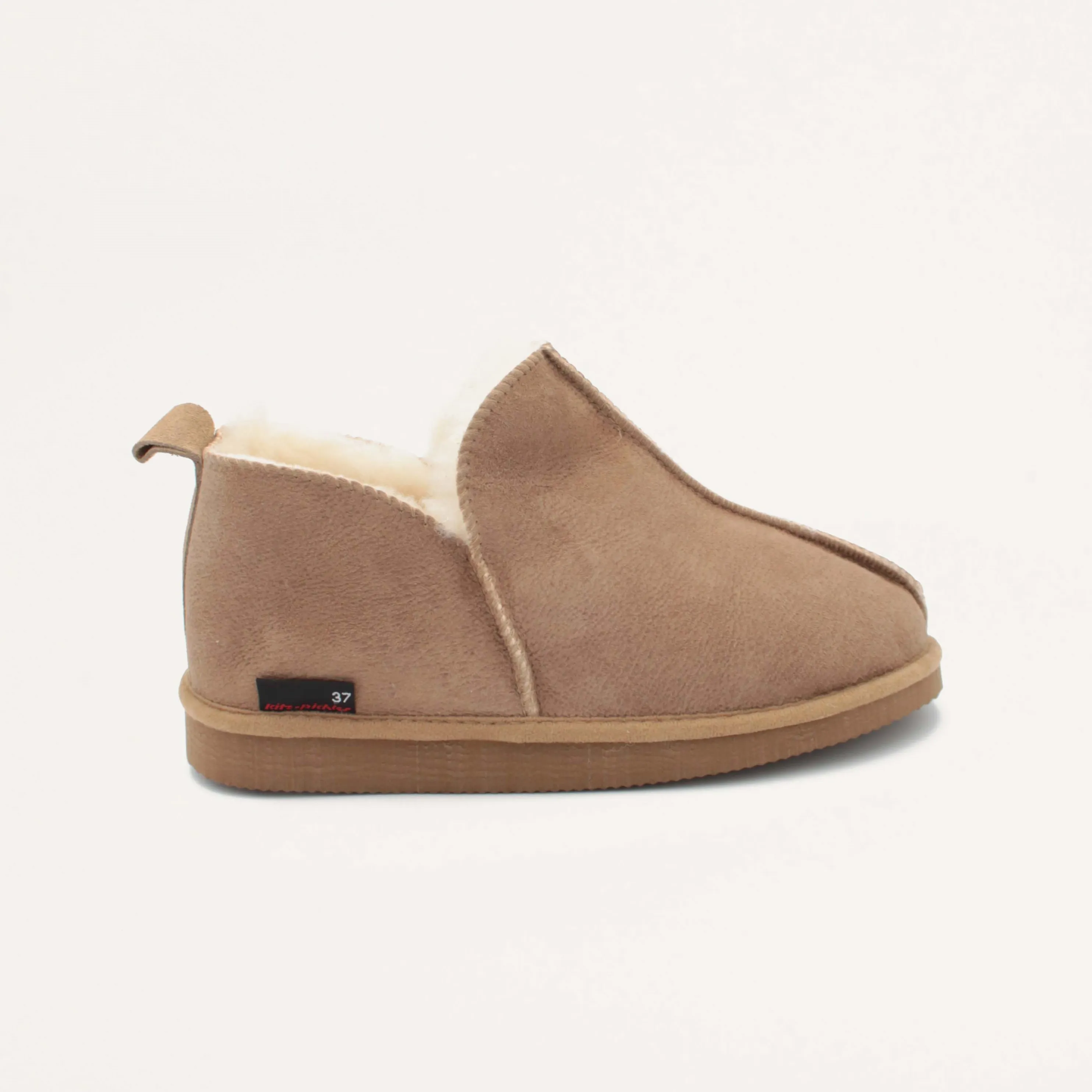 Lammfell Hausschuh Amira Kitz-Pichler | Damen & Herren Hausschuhe | Fell Pantoffel Tabacco 38