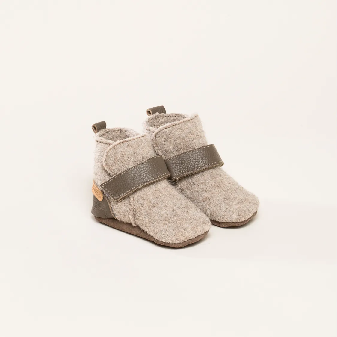 Kitz-Pichler Krabbelschuhe Bootee | Baby Hausschuh | Farbe beige | Babyschuhe in Größe 2021