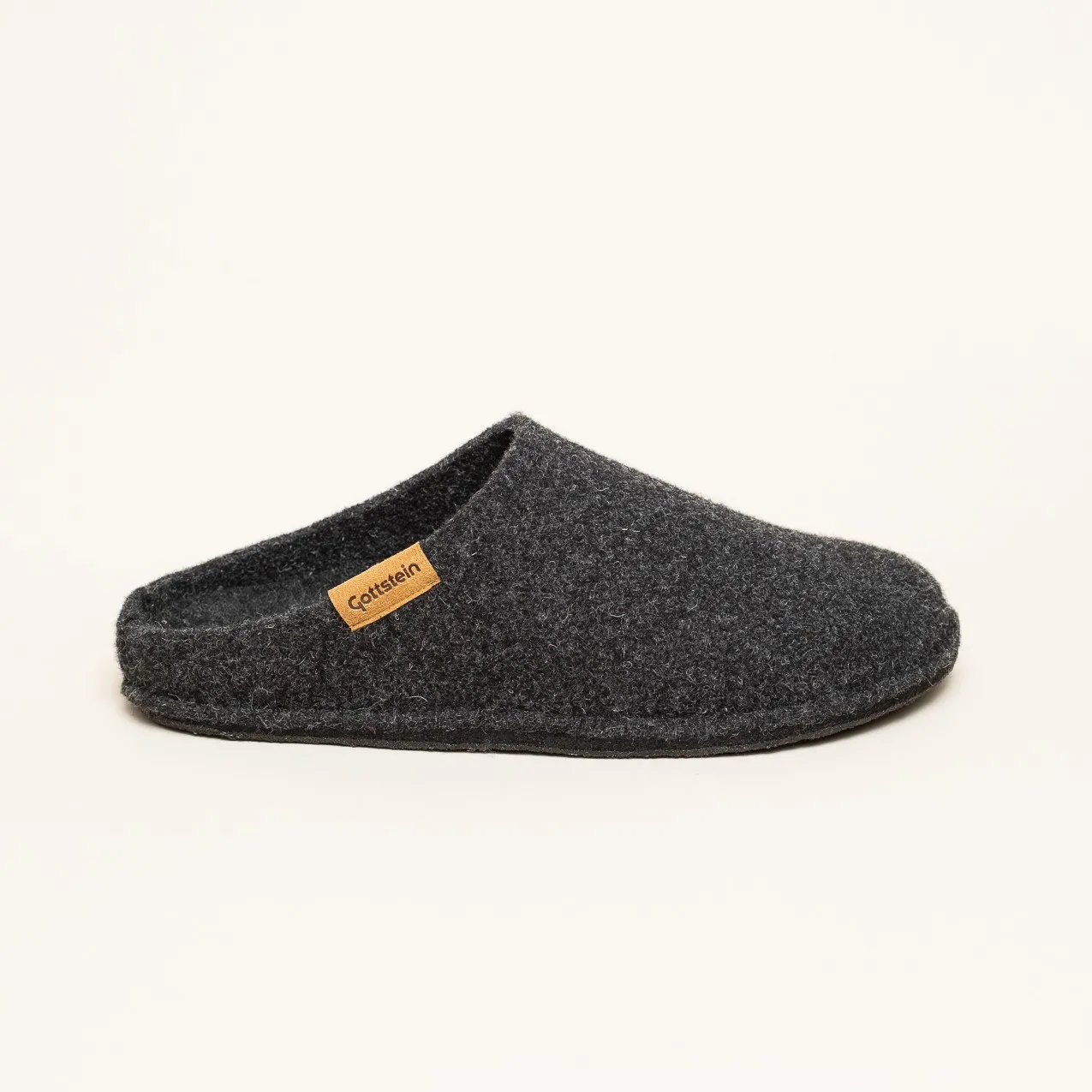 Filzpantoffel Gottstein Classic CO | Hausschuhe für Damen & Herren | Pantoffel Slipper | Anthrazit 46