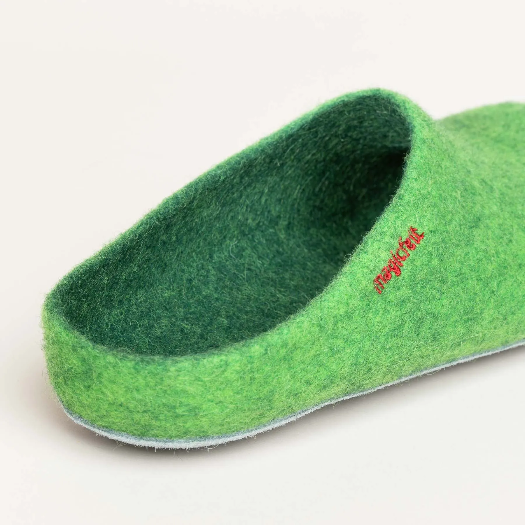 Pantoffel Filz 701 hellgrün
