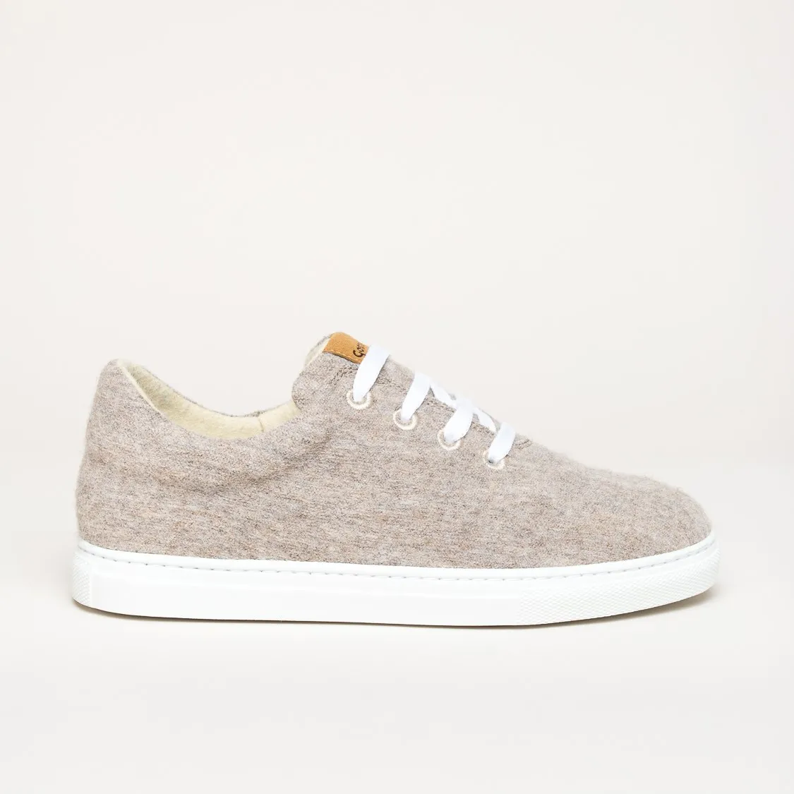 Gottstein 101 Wool Walker | Damen Woll-Sneaker | Farbe beige | Sneaker in Größe 40