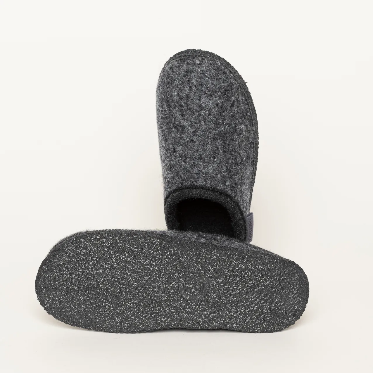 Wool Venture grau Hausschuhe