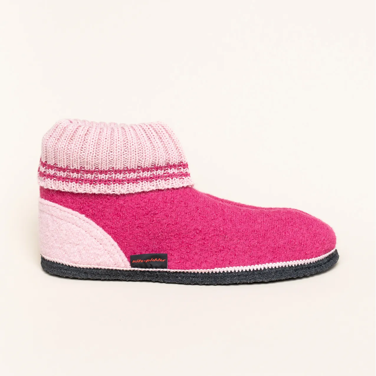Kitz-Pichler Oetz Hüttenschuh | Damen & Herren Hausschuh | Farbe Raspberry | Pantoffel in Größe 39