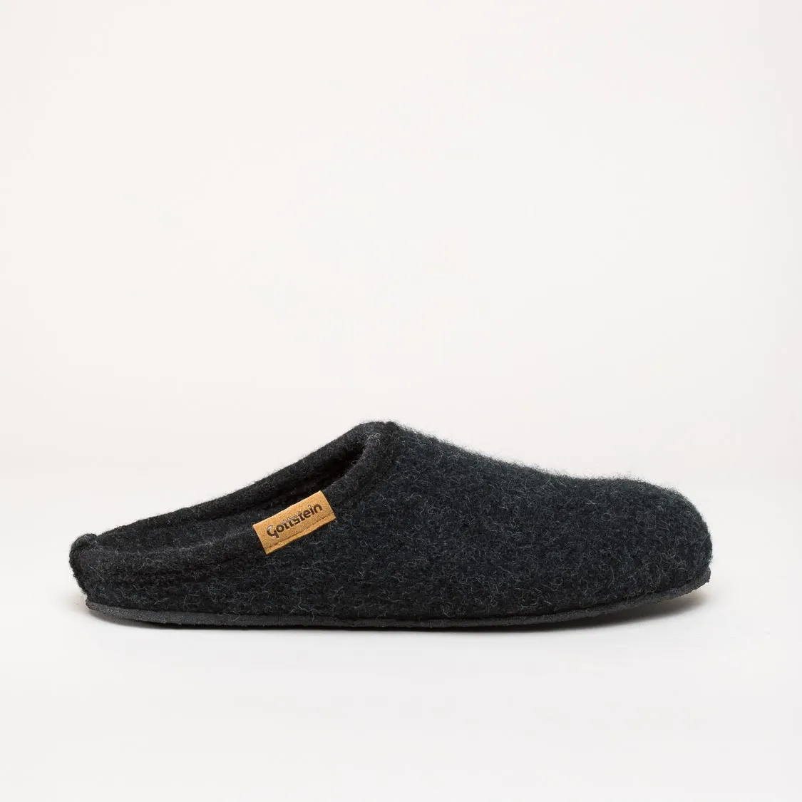 Gottstein ALP- COMFORT-FE | Damen Filz-Hausschuh | Farbe charcoal | Pantoffel in Größe 37
