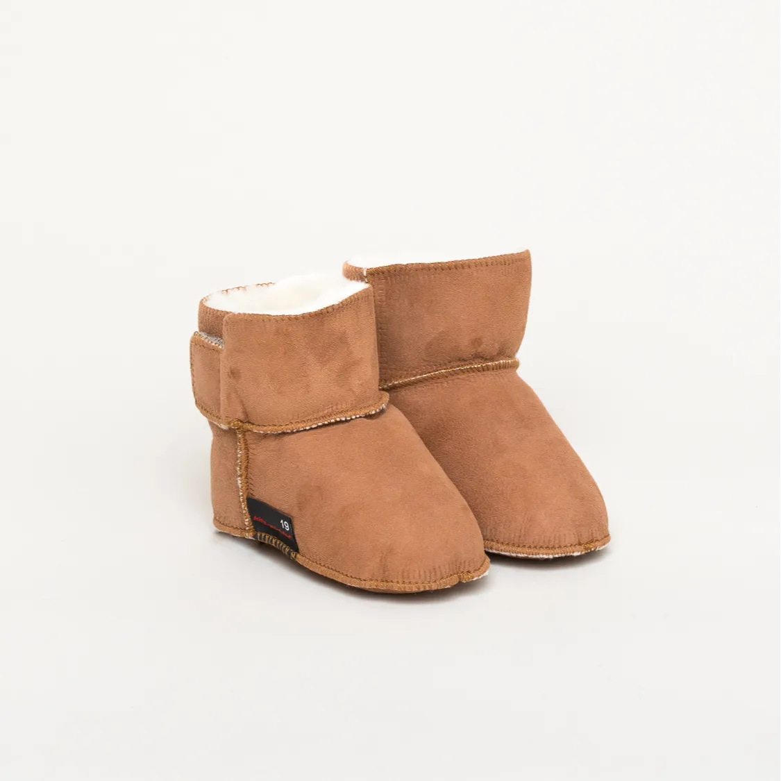 Kitz-Pichler Lammfell-Stiefel | Baby Hausschuh | Farbe braun | Babyschuhe in Größe 24
