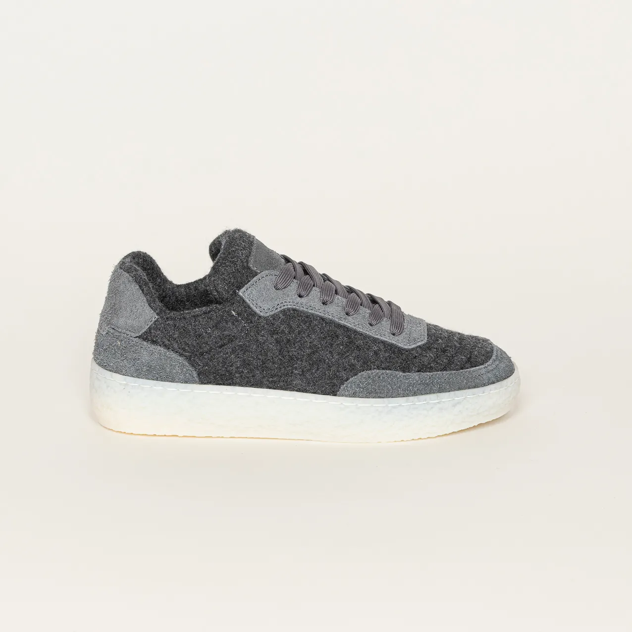 Woll-Sneaker Blaze für Damen & Herren in 4 tollen Farben | Reine Schurwolle | Farbe Dunkelgrau Größe 41