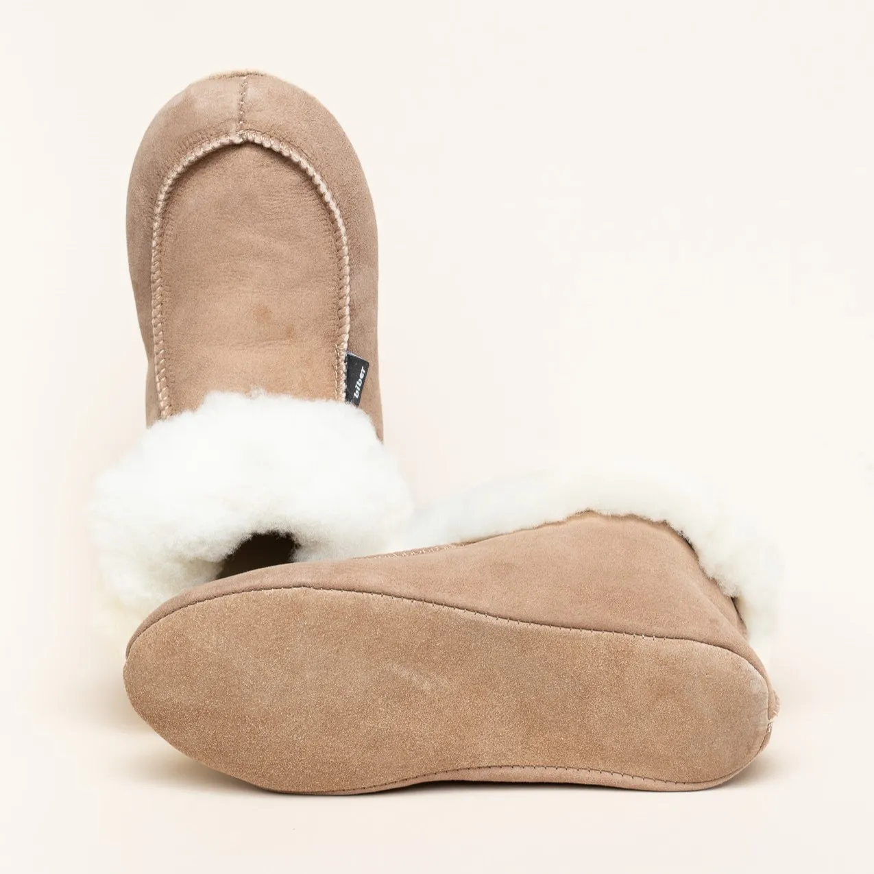 Lammfellhausschuh BK braun