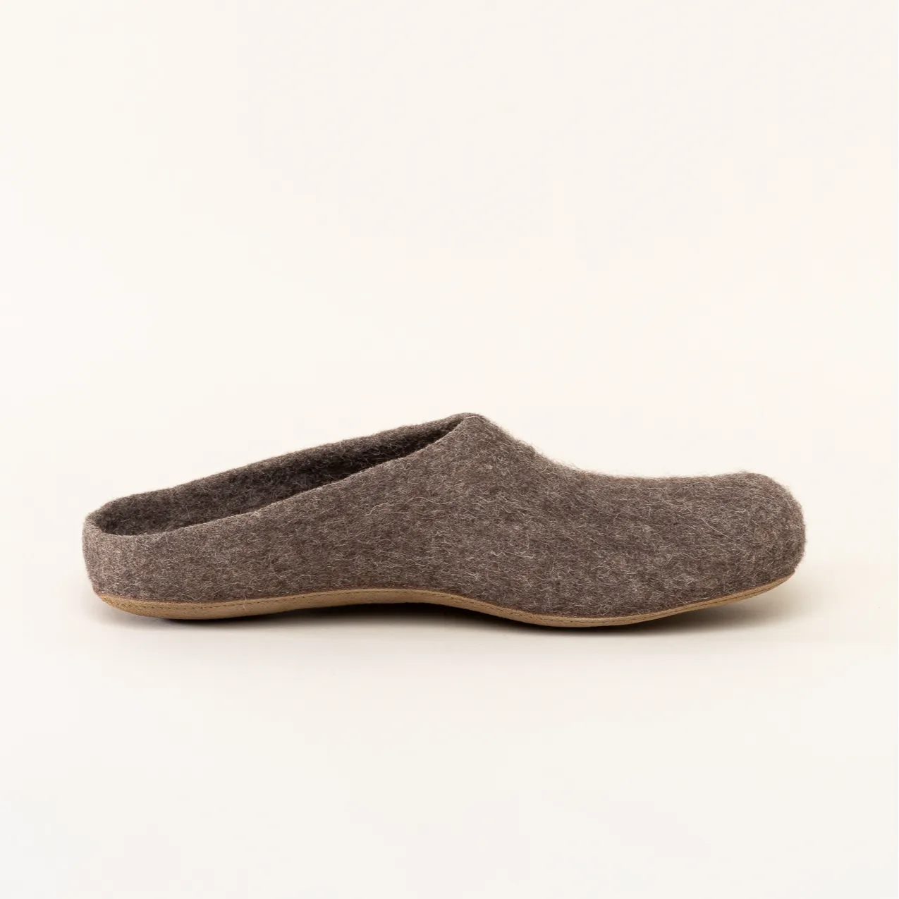 Pantoffel Filz 729 Kamel