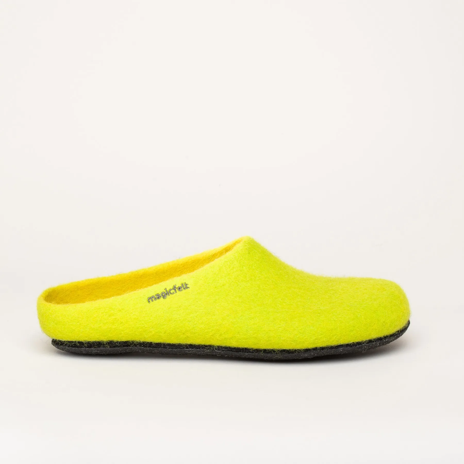 Magicfelt AN 709 Filzpantoffel | Damen Filz-Hausschuh | Farbe lemon | Pantoffel in Größe 42