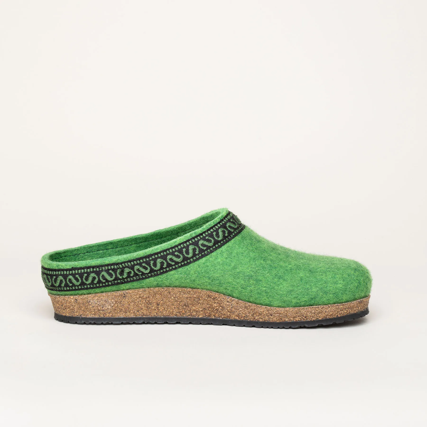 Filzclog Hausschuh 108 Stegmann limegreen