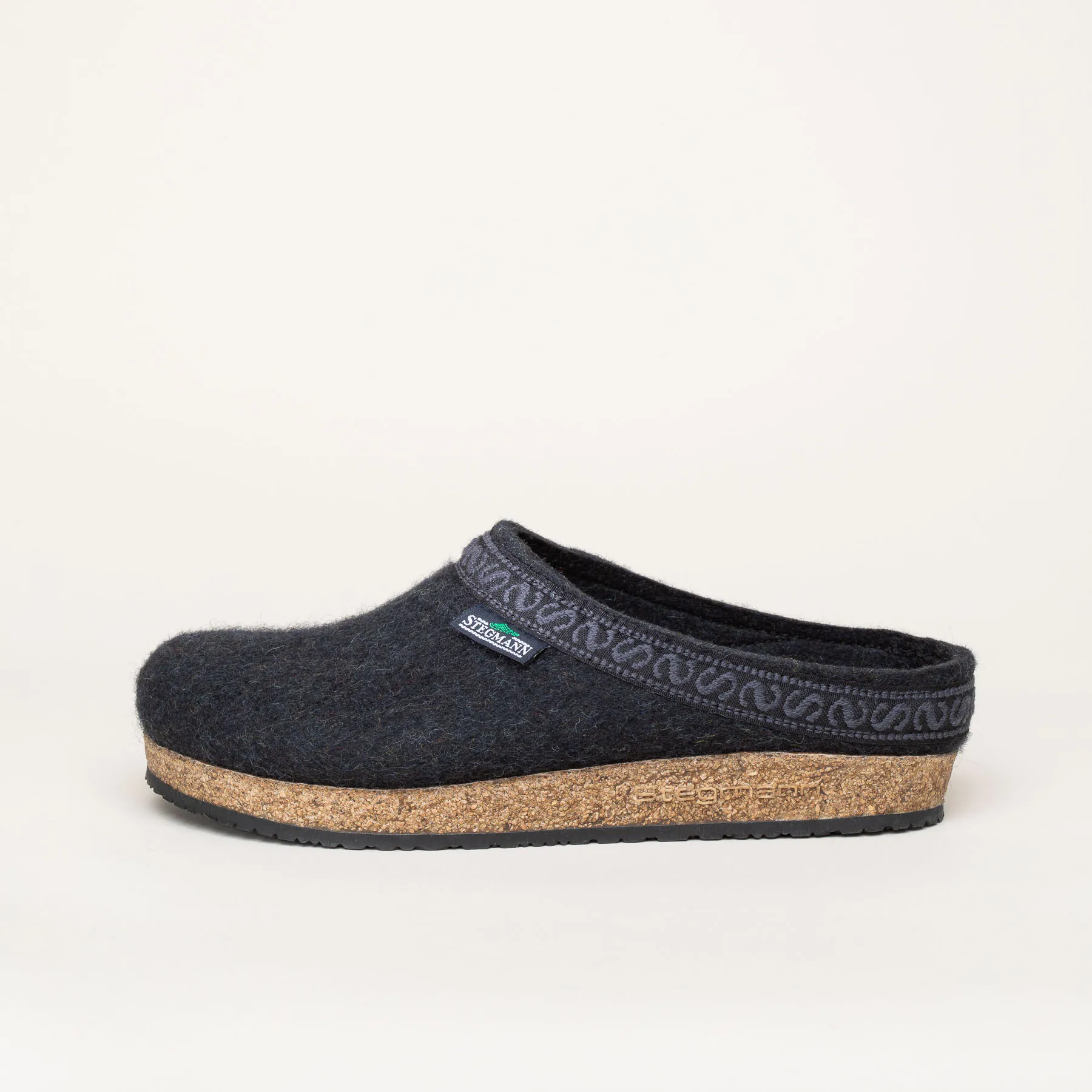 Stegmann 108 Stegmann | Damen Filzclog | Farbe graphite | Clogs in Größe 40