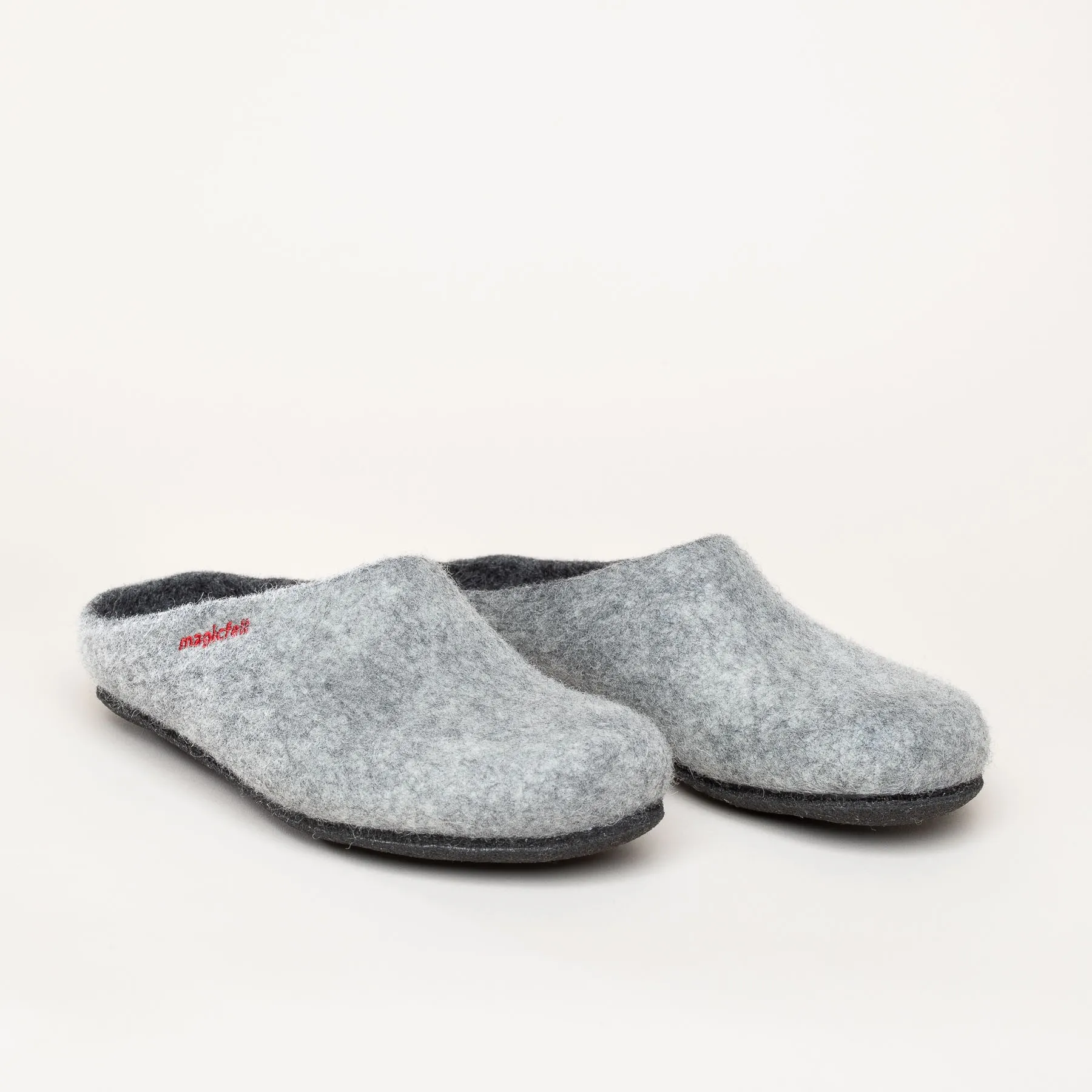 Filzpantoffel Magicfelt 709 hellgrau