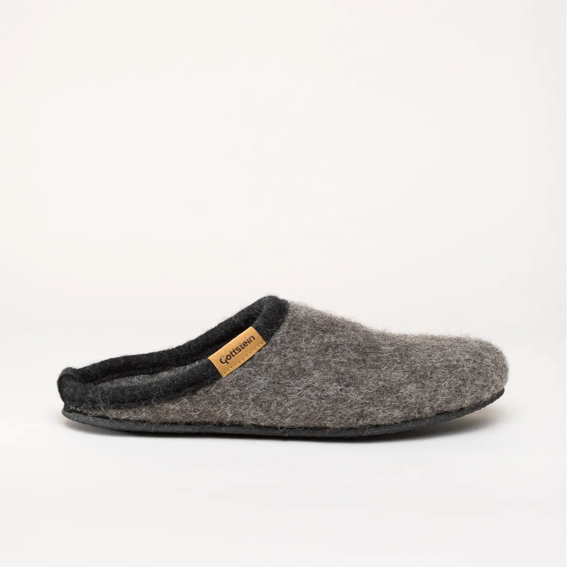 Gottstein Alpine Light Natur | Damen Filz-Hausschuh | Obermaterial aus Tiroler Steinschaf | Pantoffel in Größe 45