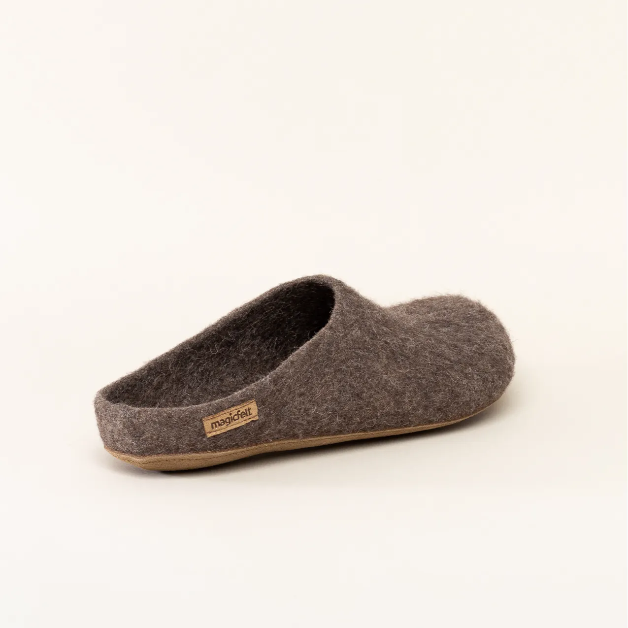 Pantoffel Filz 729 Kamel