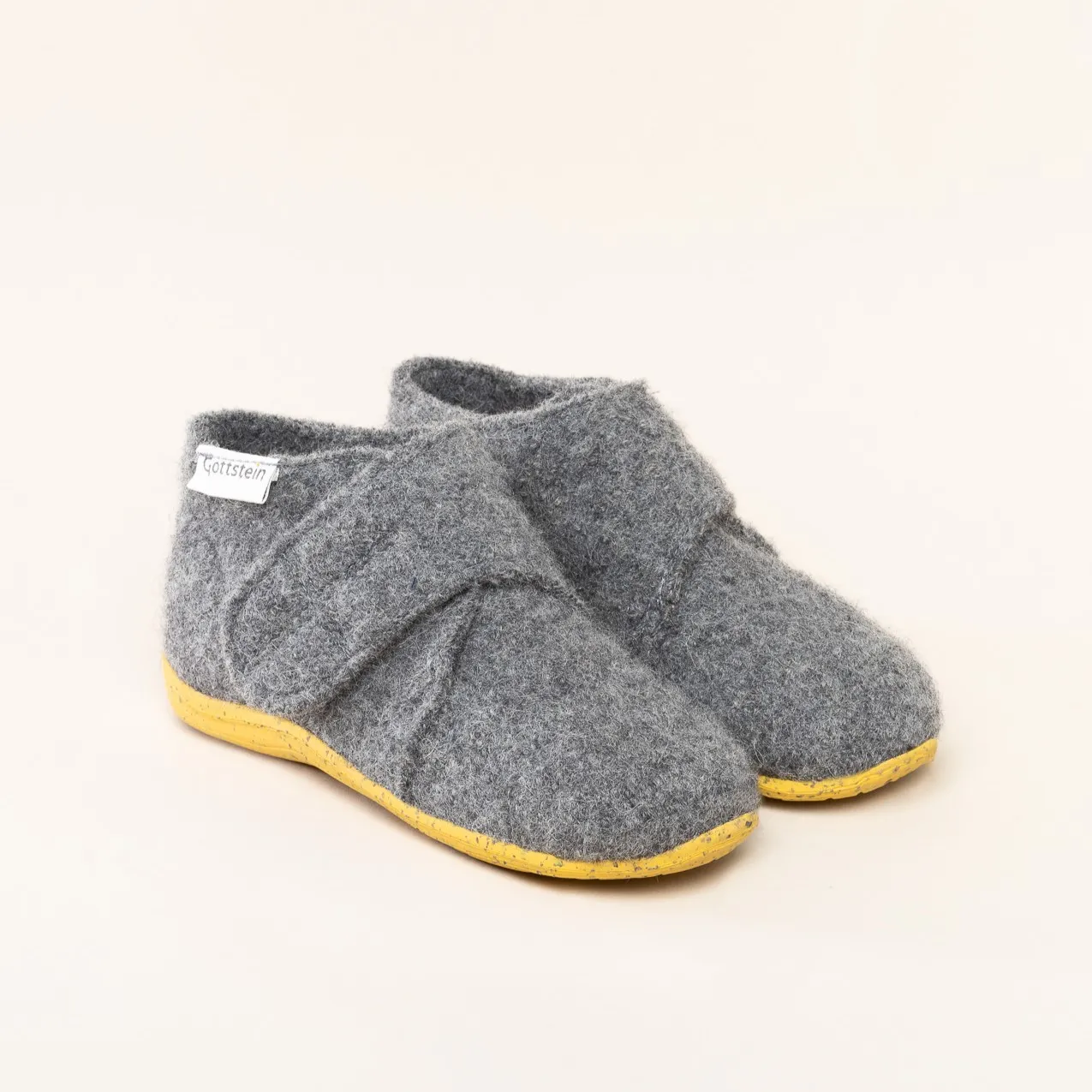 Gottstein Alpine Racer RU | Kinder Filz-Hausschuh | Farbe grey | Kinder-Hausschuh in Größe 23
