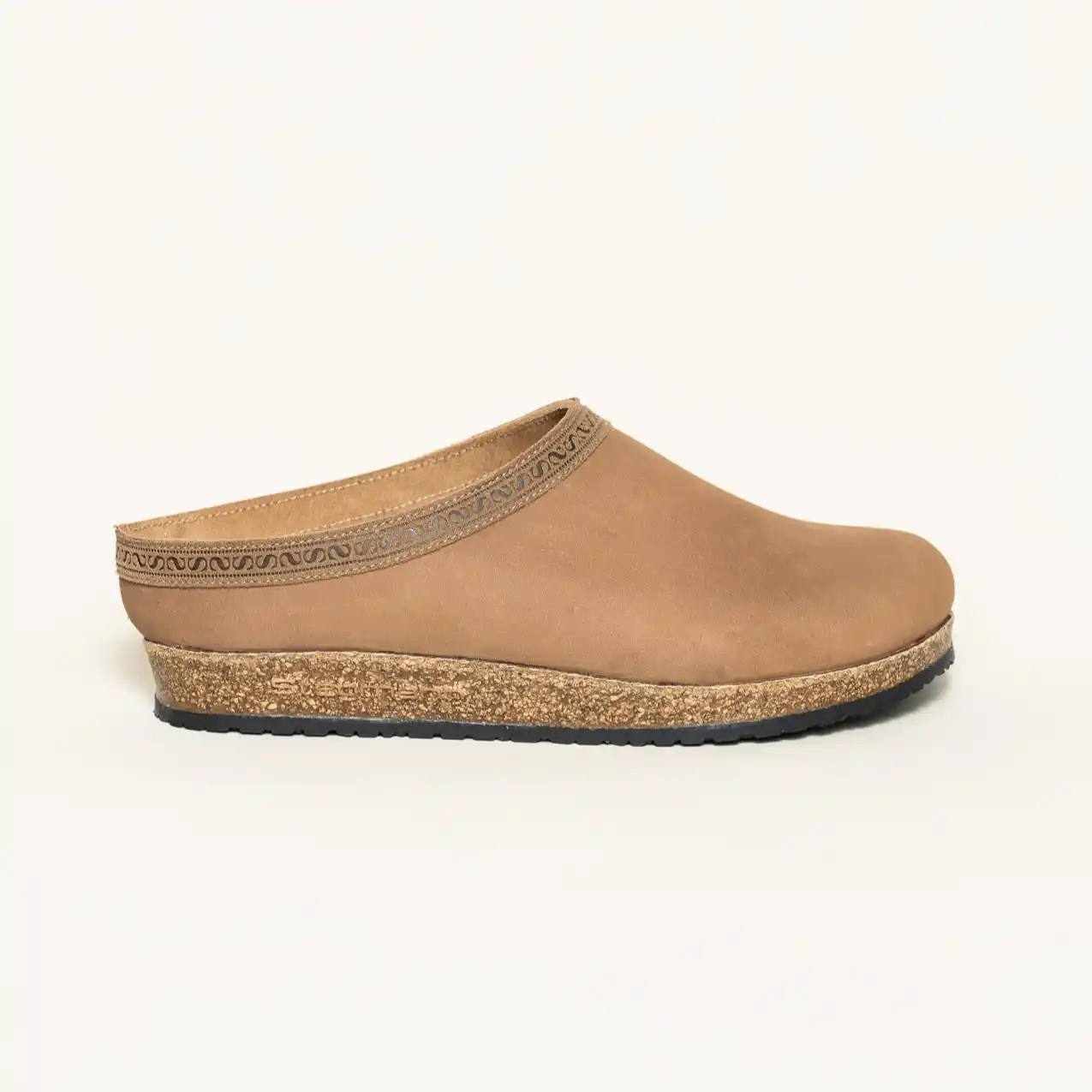 Stegmann Leder Clog für Damen & Herren | Hochwertiger Leder Pantoffel Saddale|Größe 44