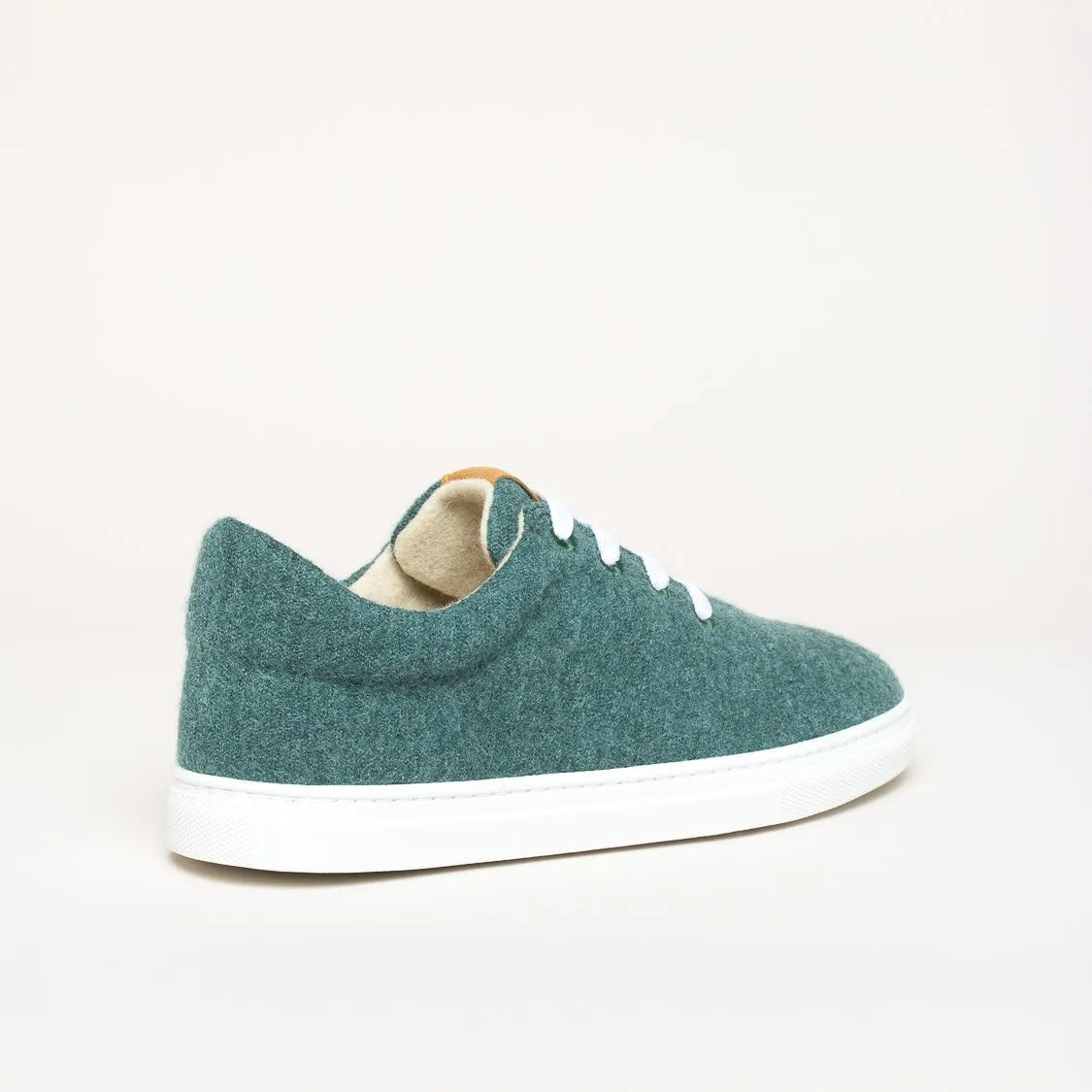 Wollsneaker Wool Walker grün
