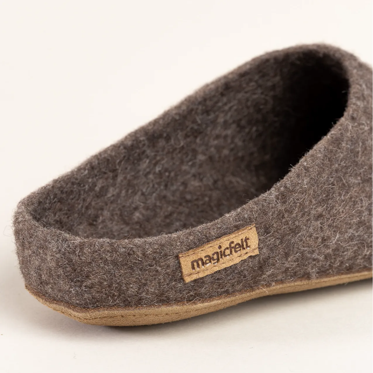 Pantoffel Filz 729 Kamel