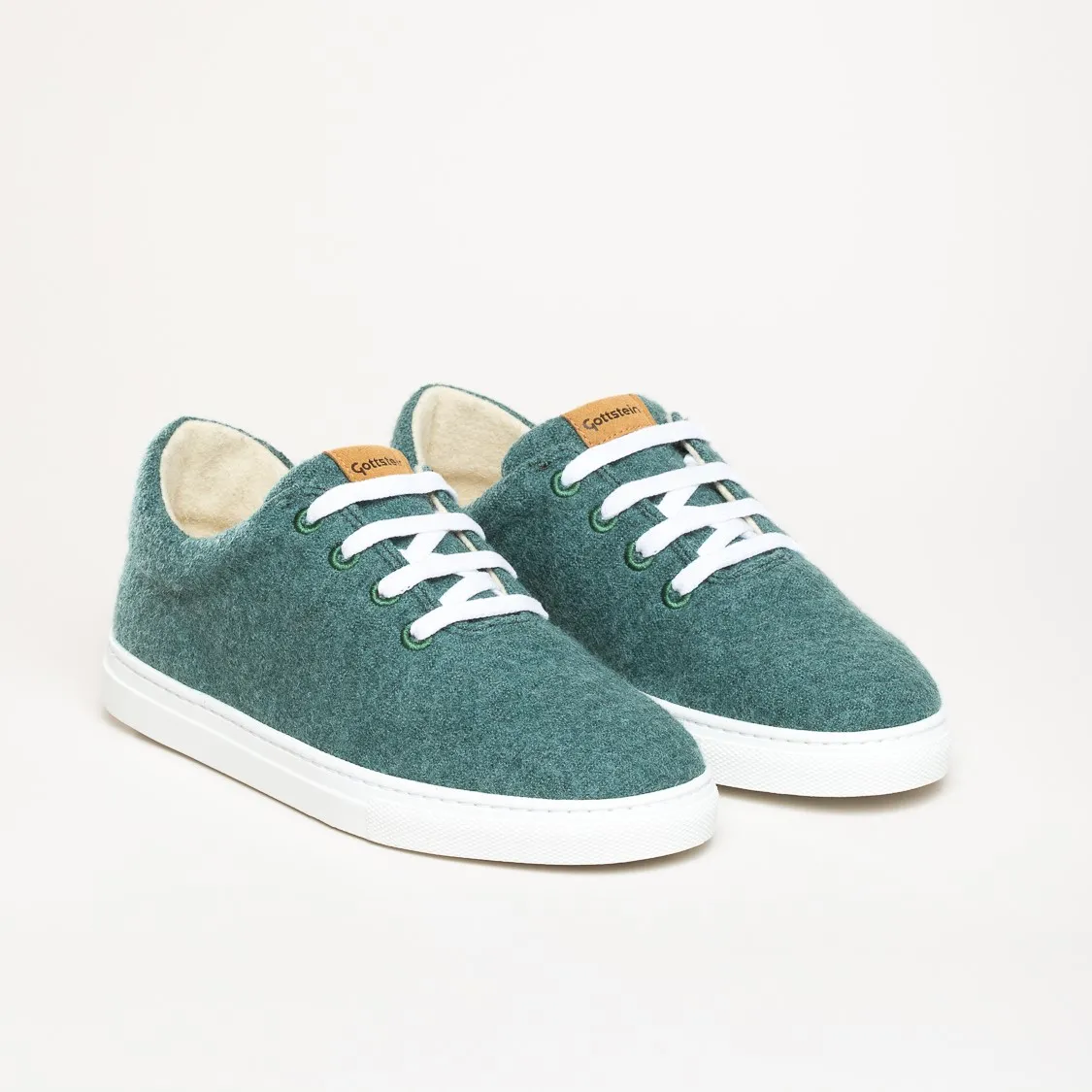 Wollsneaker Wool Walker grün